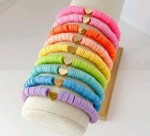Colorful Heishi Bead Bracelets