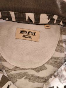 Camouflage Print Polo T-Shirt