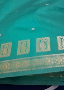 Sea Green Color Mysore Silk New Saree