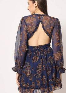 Boho Print Fit &amp; Flare Mini Dress