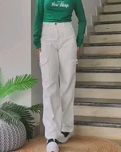 ZARA White Cargo