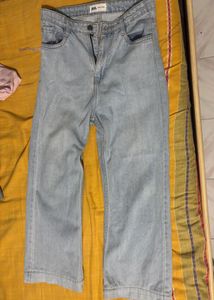 Zara Light Wash Mom Jeans