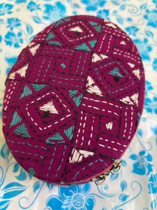 Kantha Stich Pouch