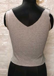 Sleeveless V-Neck Top