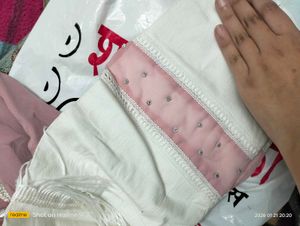 XXL size peach kaftan cord set