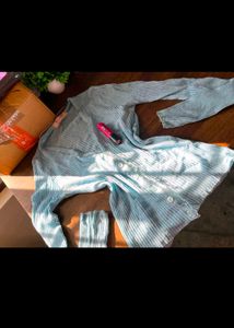 Striped Button-Down Shirt woolen