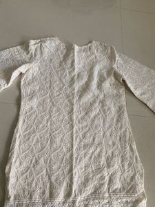 Chikankari White Kurta