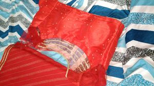 Red Georgette Saree