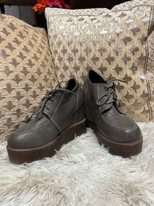 Platform Wedge Ankle Boots