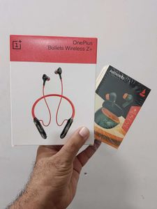 New one plus neckband and boat airpods