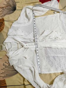 White Formal Top