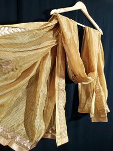 Golden Lace Dupatta(women)
