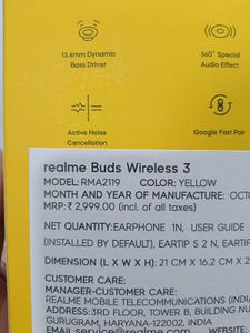 Realme Buds 3 Wireless Neckband