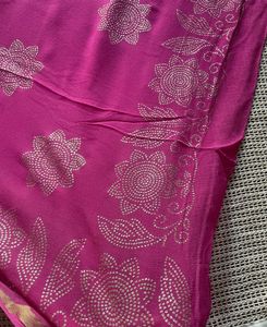 Pink Saree