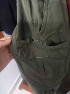 Olive Work Cargo Pants Unisex
