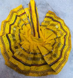 Laddu Gopal Fancy Dress Colours Yellow Only 1 Dres