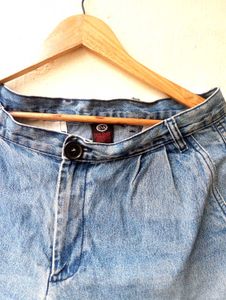 Casual Blue Denim Shorts (Women)