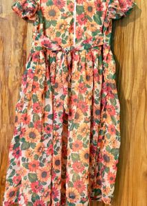 Sunflower Print Dress
