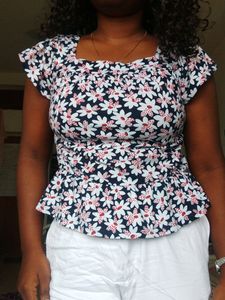 FLORAL PRINTED CROP TOP!!!!!