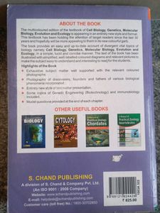 Cell Biology, genetics, Molecular Biology, Evolution And Ecology
