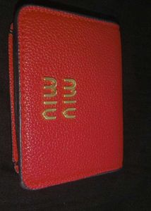 Authentic Red Wallet By Brand MIUMIU