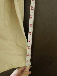Beige Wide Leg Jeans
