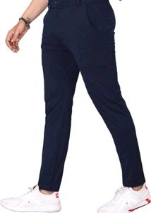 Navy Blue Casual Dress Pants