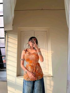 Navaratri Festive Kurti (Padded)