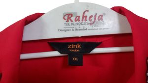 Beautiful red shirt with great design!Zink London