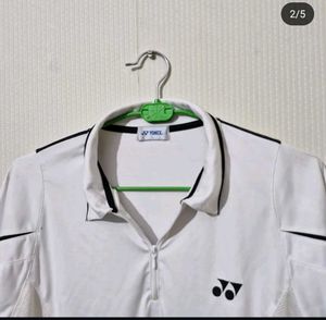 YONEX POLO TSHIRT ( White )