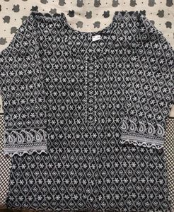 Black Embroidery Kurti.