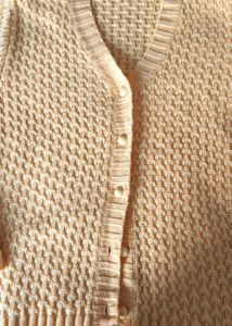 Yellow Knit Cardigan