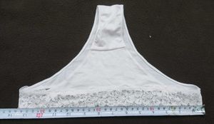 White Lace Trim Brief 🔥