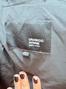 Stylish Black Coat 4xl