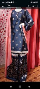 -Stitched Party Wear Gharara Suit