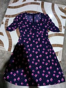 Floral Print Fit &amp; Flare Dress