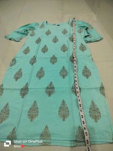 Sky Blue Kurta With Palazzo