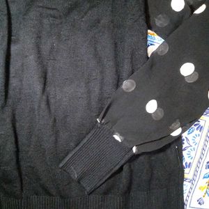 Chic Polka Dot Top (ribbed)