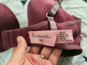 Hunkemoller Plunge Padded Bra - 34E