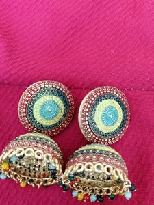 Combo Of 12 Heavy Earrings