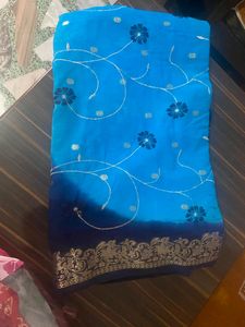 Georgette Silk Saree (Without Blouse)