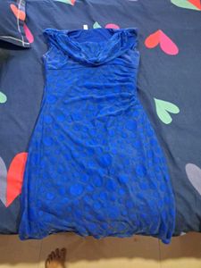 Blue Polka Dot Dress