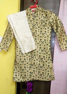 Boys&#39; Floral Print Kurta