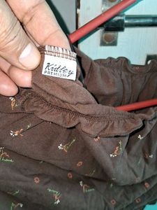 Kidley Premium Brown Floral Underwear
