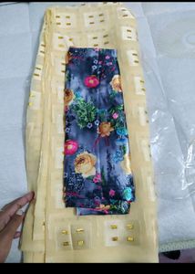 Georgette Saree With Satin Blouse