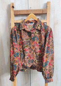 Floral Print Shirt Size-42