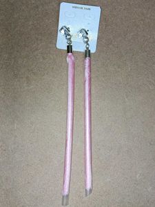 Pink tassel Earrings