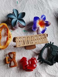 Flower Hair Claw Clip