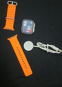 Unisex smartwatch T800 ultra watch.orange colour