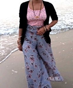 Floral Print palazzo , Camisole &amp; Slips